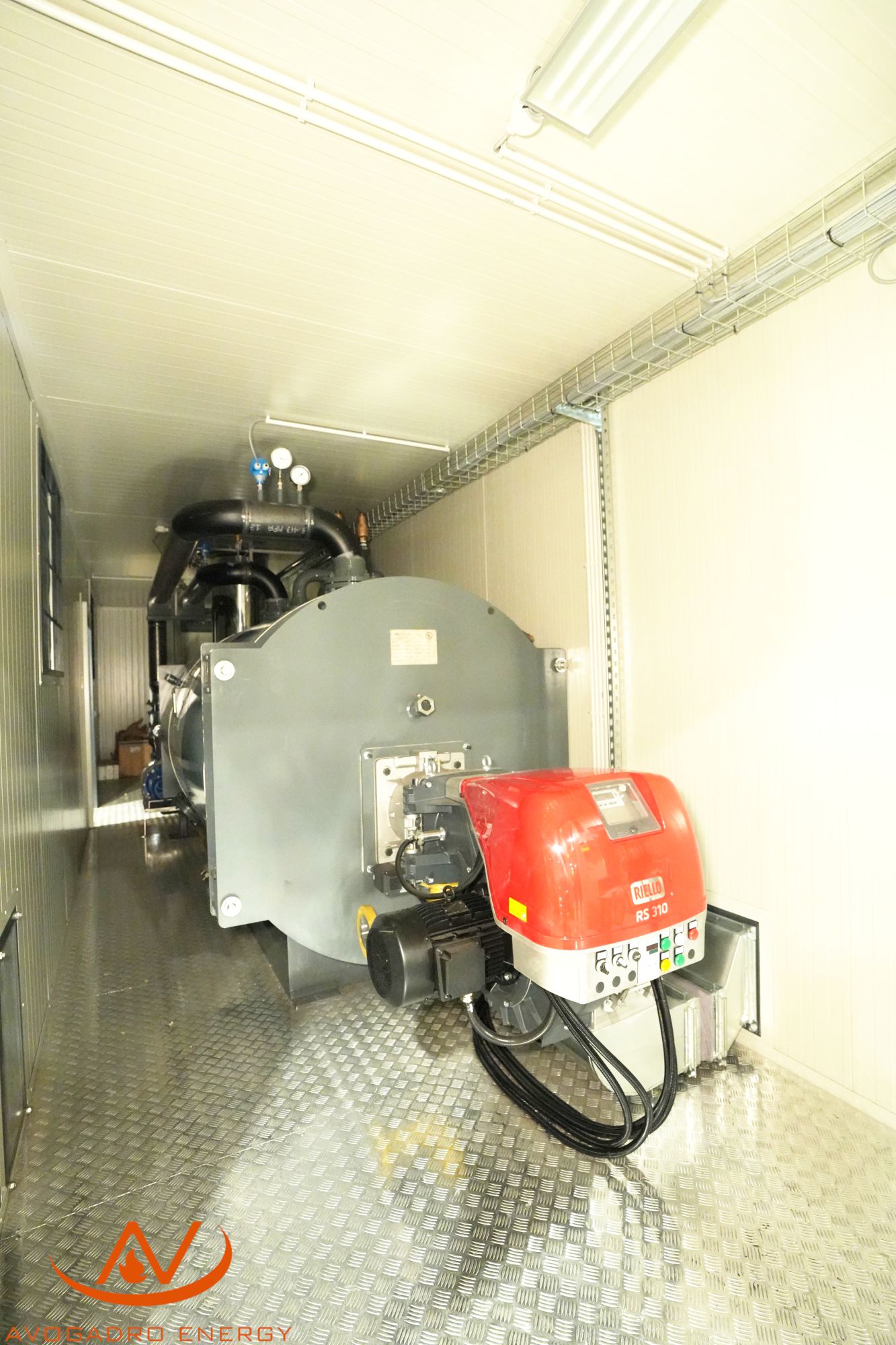 Centrale termica in container